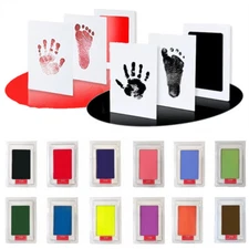 Baby Safe Print Ink Pad Touch Nontoxic Inkless Pet Footprint Handprint Kit