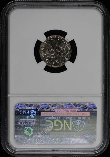 1978 Roosevelt Dime (Clad) 10C NGC MS66 - Picture 2 of 2