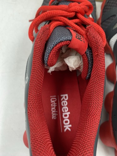 Reebok ATV19 Boom Dark Grey Red Vintage Big Kids Size 7 New in Box - Picture 4 of 13