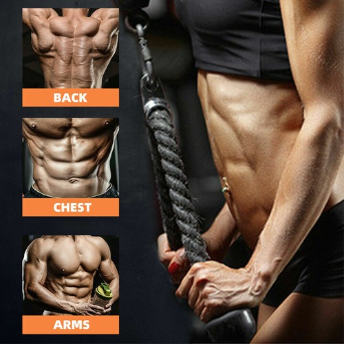 Tricep Rope Multi Gym Pull Down Arm Training Fitness Cable Pulley Attachment AU - Picture 9 of 11