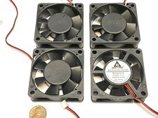 4 Pieces Gdstime DC 24V Brushless Cooling Fan 60mm 2 pin 6cm 6020 3d printer