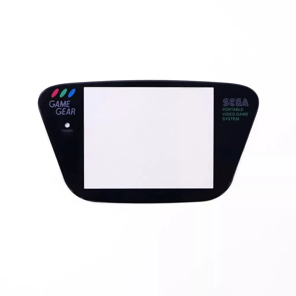 RETRO REFURB Sega Game Gear Replacement Glass Screen Scratch Resistant Cover Adhesive - UK