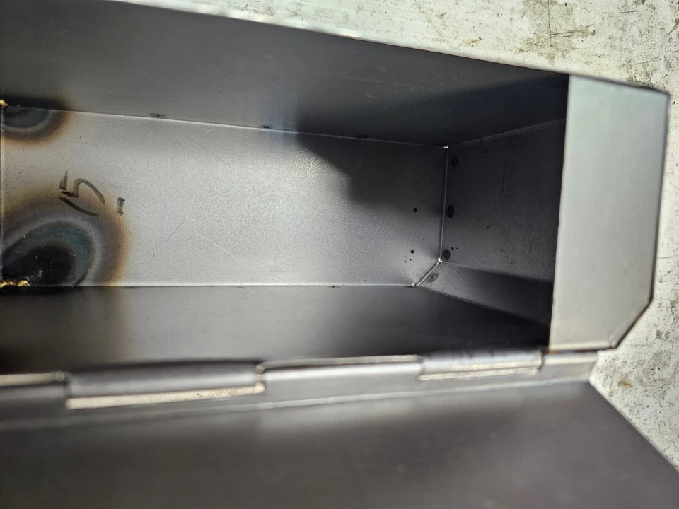 Caja de herramientas Indian Sport Scout 1935-1939 repro motor eléctrico guardabarros jefe O323 Foto 4 de 4