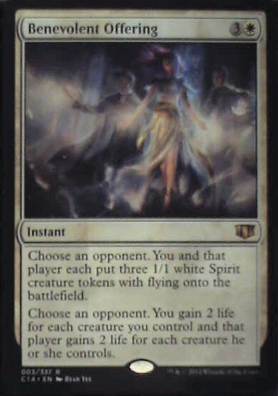 Benevolent Offering - Commander 2014: #3, Magic: The Gathering Nm R158
