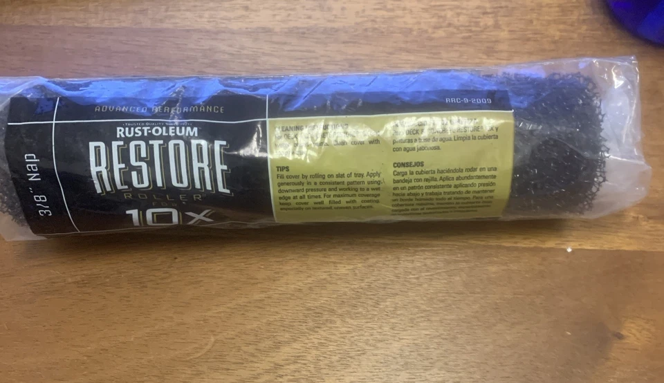 Rust-Oleum Restore texture 3/8" Nap 9" roller 10X Coverage - Image 2 of 2