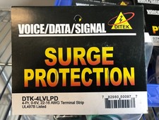 Ditek DTK-4LVLPD Surge Protector - Voice Data Signal Protection - UL Listed