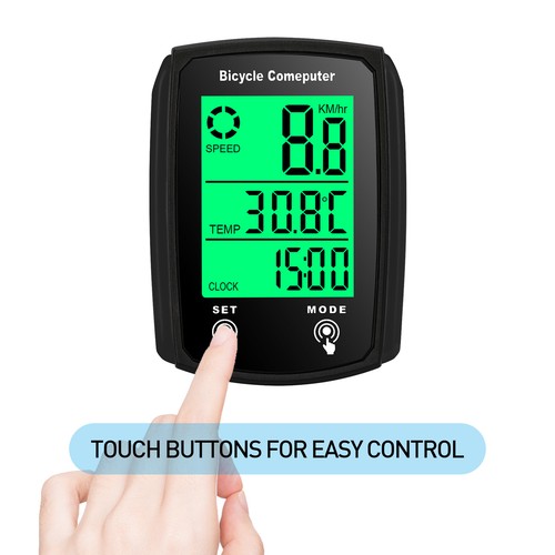 Waterproof Wired Bike Computer Speedometer For Outdoor MTB Road Cycling - Picture 11 of 12