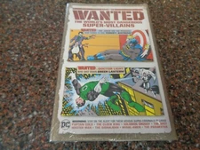  DC's Wanted: The World's Most Dangerous Supervillains (Hardcover, Sealed)