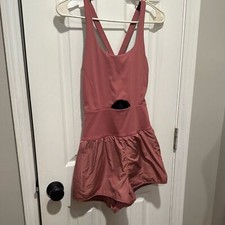 Chic Sleeveless Pink Romper