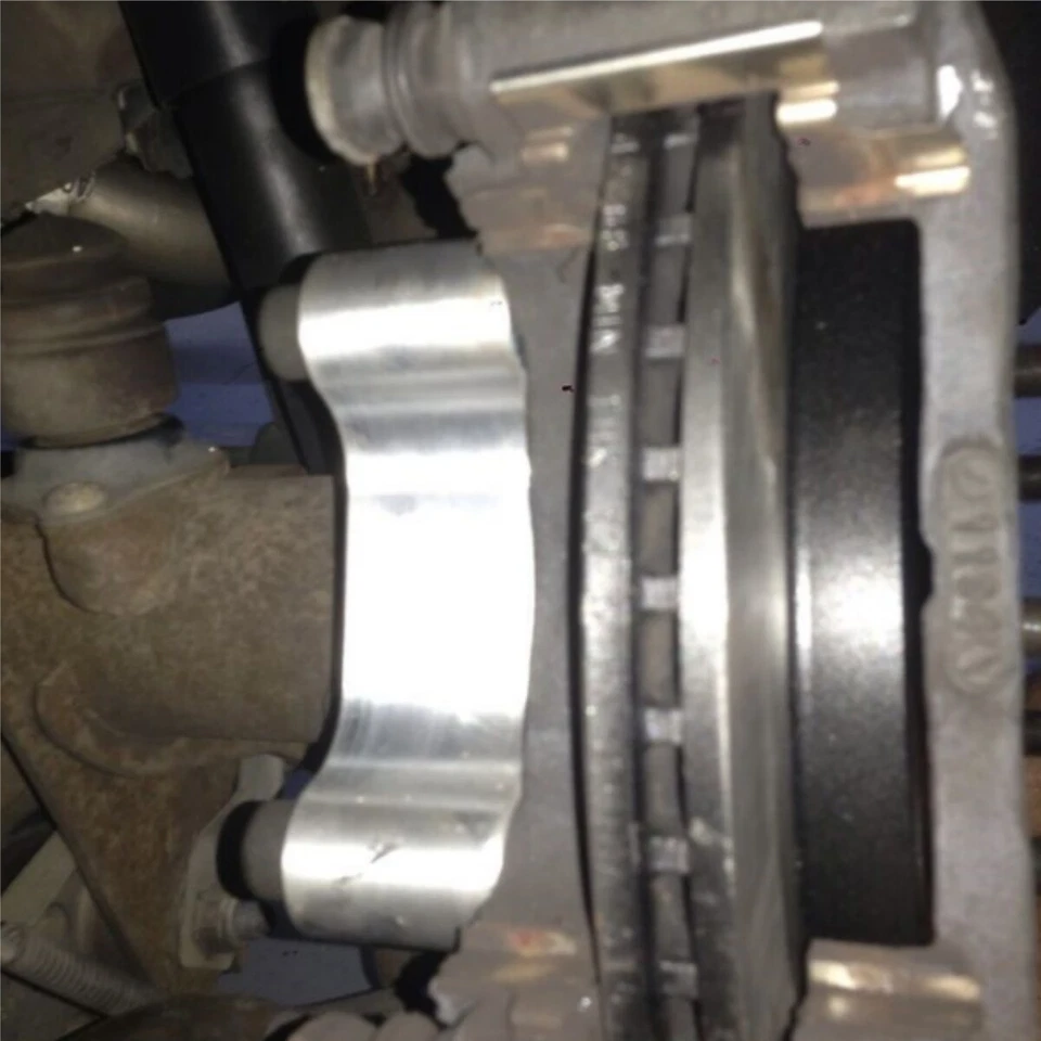 Fit For 05-14 Mustang 14" Rear Brake Rotor Adapter Brackets GT Boss 302 GT500 - Image 3 of 4