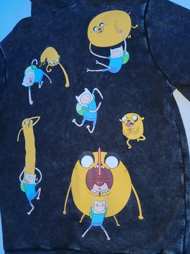 Adventure Time | Finn & Jake | Hoodie With Patches - Size Small | *NWT - Picture 7 of 7