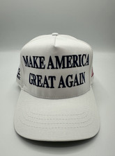 MAGA Trump Inauguration 2025 Cali Fame White Snapback Hat Cap Made in USA