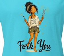 Tuning Fork-Fork You V-neck TShirt