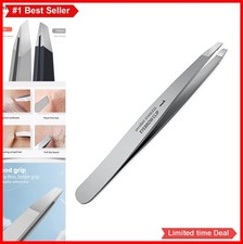 Slant Tweezer 25 Degree Stainless Steel Professional Eyebrow Hair Removal with