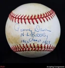 Tommy Davis Signed Inscribed Rawlings Official ONL Baseball AUTO JSA COA