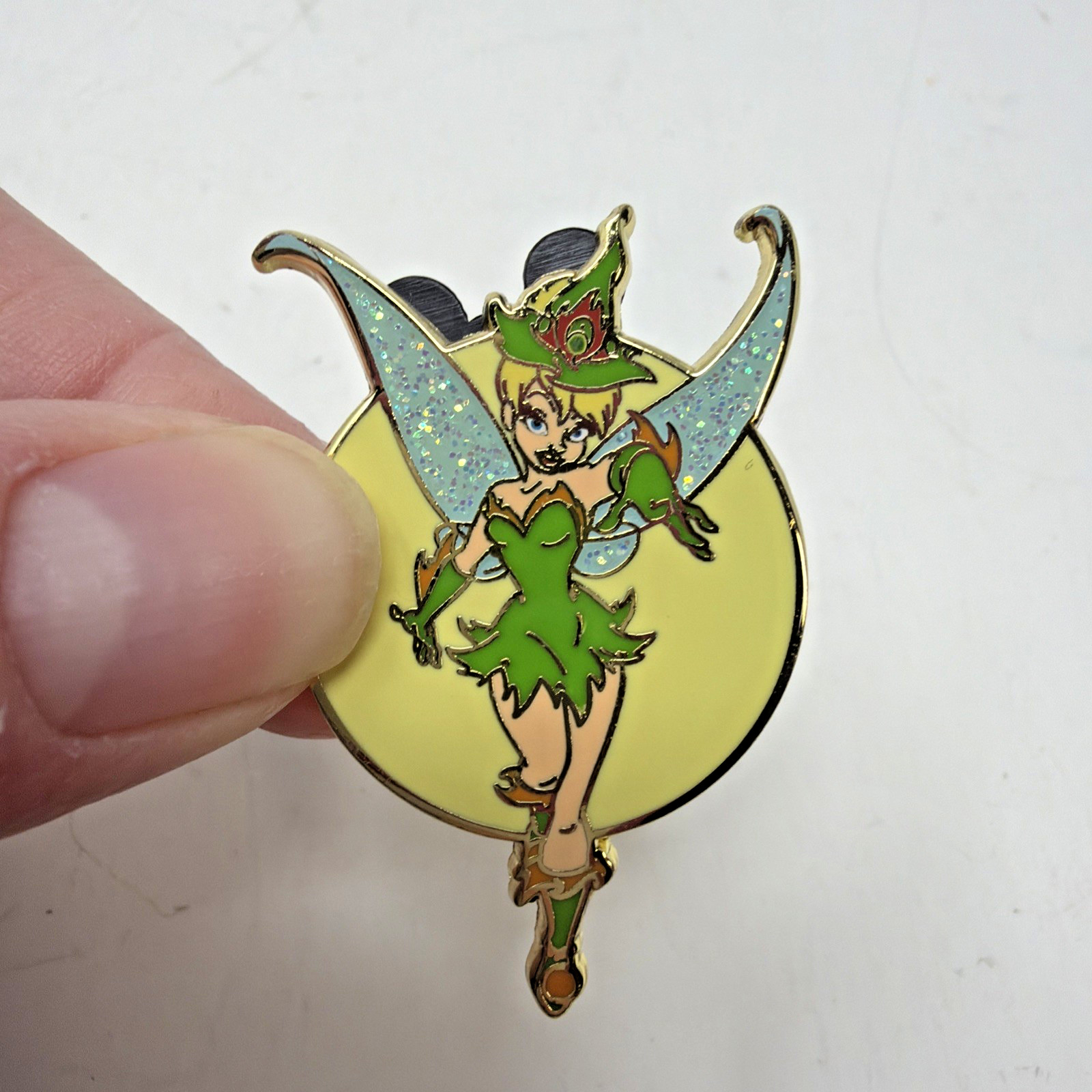 Disney Pin TINKER BELL Dressed as WITCH with moon HALLOWEEN 2011 Trader