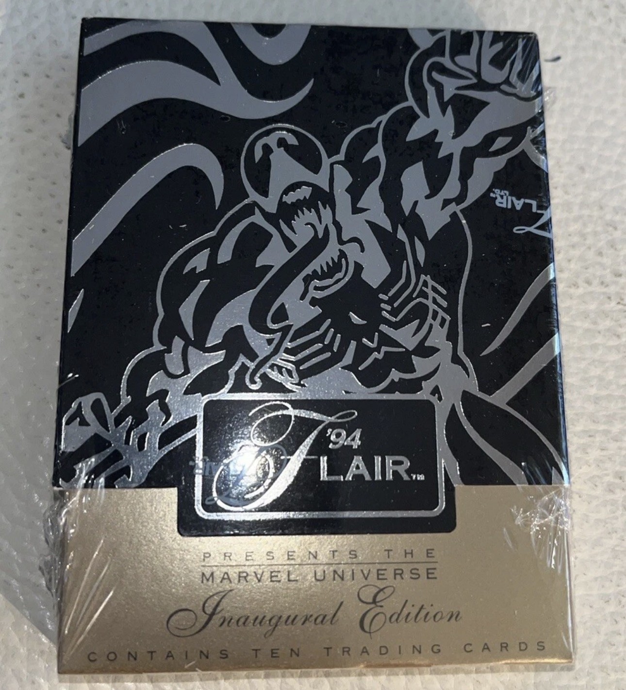 1994 Flair Marvel Inaugural Edition VENOM Cover NEW SEALED PACK 10 Fleer