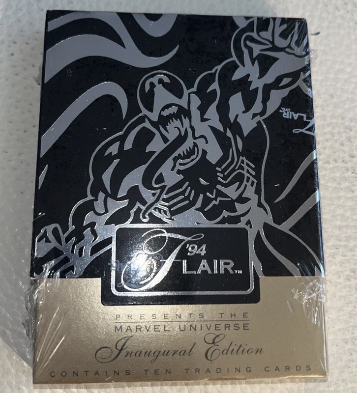1994 Flair Marvel Inaugural Edition VENOM Cover NEW SEALED PACK 10 Fleer