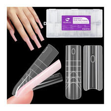 Sandwich Dual Forms for Polygel: Reusable Square Nail Form for Builder Gel & Acr