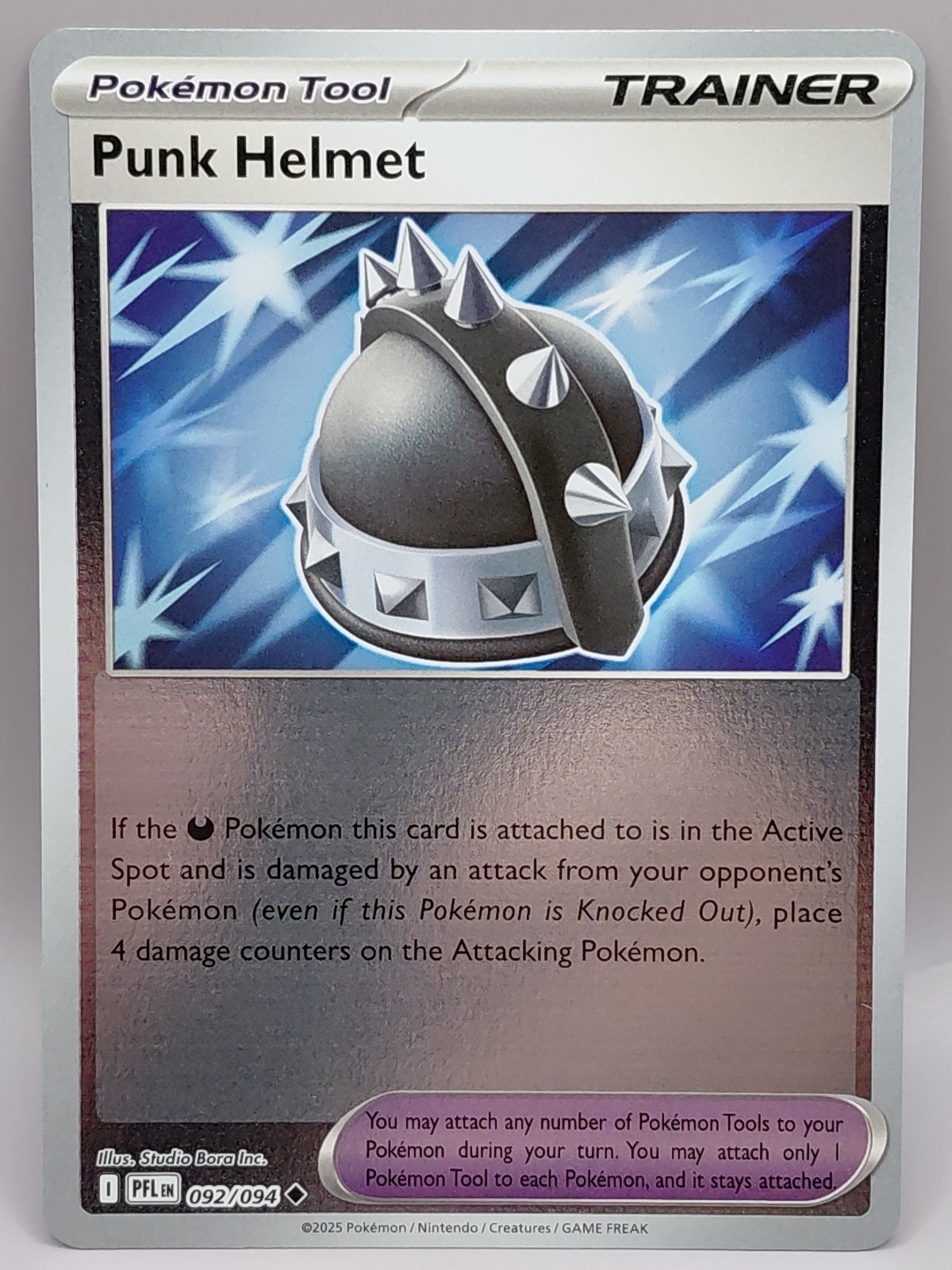 Pokemon Punk Helmet Phantasmal Flames Reverse Holo Uncommon 092/094 NM!!!