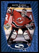 1998-99 UD Choice StarQuest Blue #SQ23 Martin Brodeur New Jersey Devils TW3264