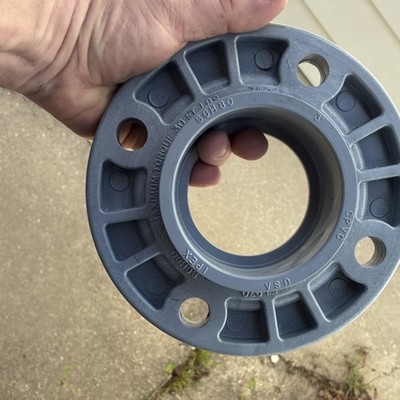 3  SPEARS USA CPVC SCH80 Flange Fitting Pipe Flange Adapter, MPN 852-020
