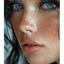 Horseshoe Nose Rings Studs Internally Threaded Surgical Steel Piercing Jewellery — image 9