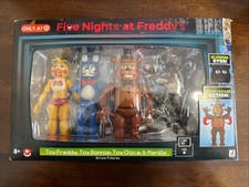FIVE NIGHTS AT FREDDY'S 4 FIGURE PACK FREDDY, BONNIE, CHICA, MANGLE TARGET Excl