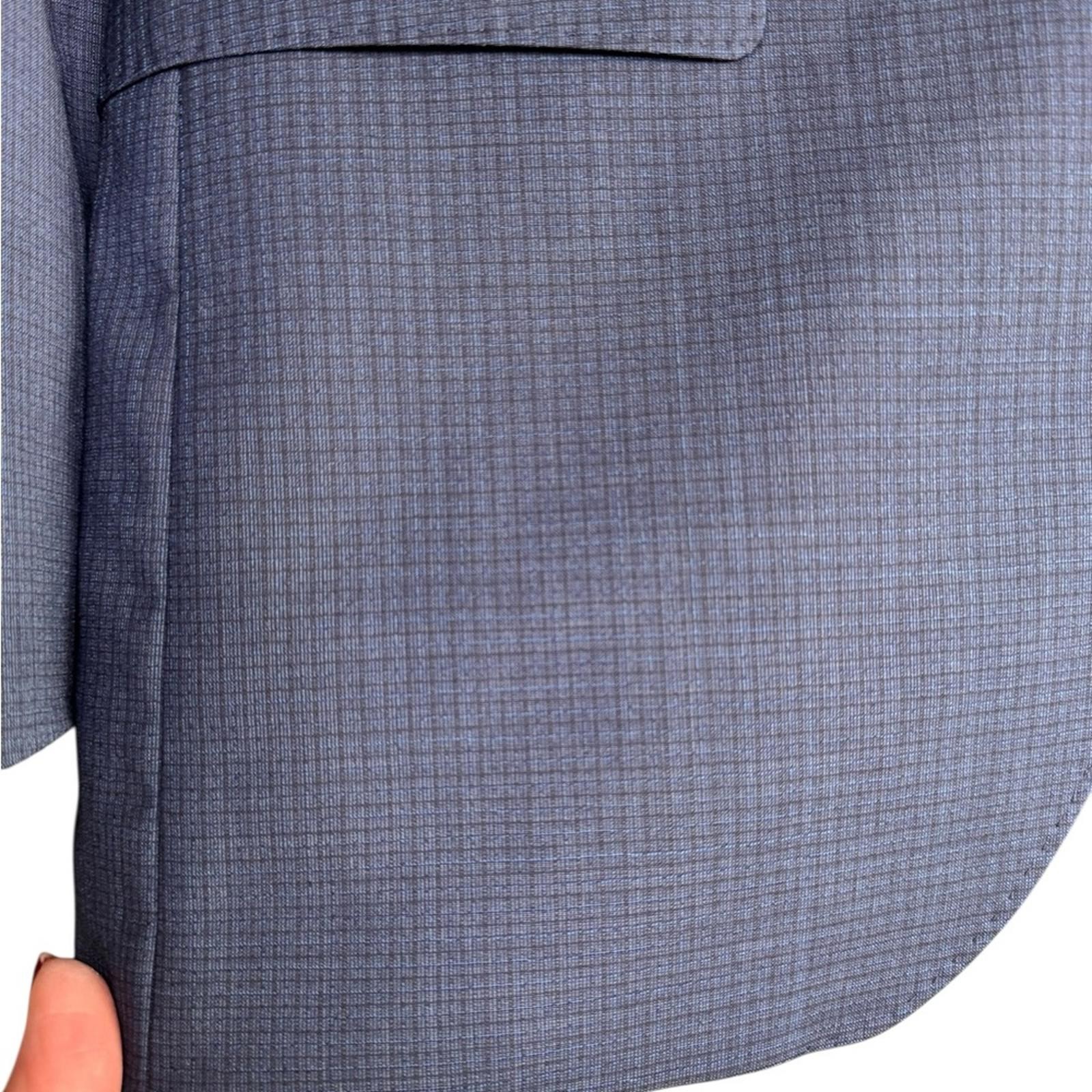 Hugo Boss Virgin Wool Sport Coat Blazer Italian Guabello Modern Tailored 38R thumbnail 2