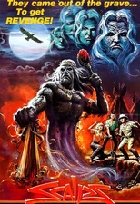 SCALPS Fridge Magnet 80's HORROR Movie Poster 2.5" X 3.5"