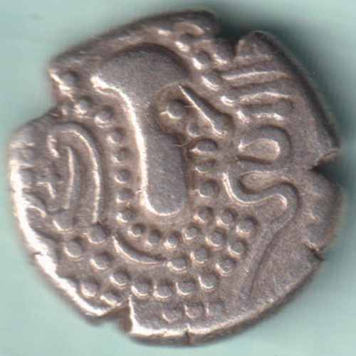 ANCIENT INDIA 3/4 CENTURY INDO SASSANIAN SILVER DRACHMA RARE COIN - Picture 1 of 2