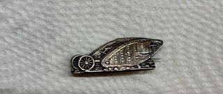Rare First World War Tank Corps Sweetheart Sterling Silver Badge H.C.F.Ld WW1