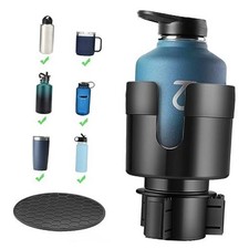 Car Cup Holder Expander, Cup Holder Extender for Car with Adjustable Base,