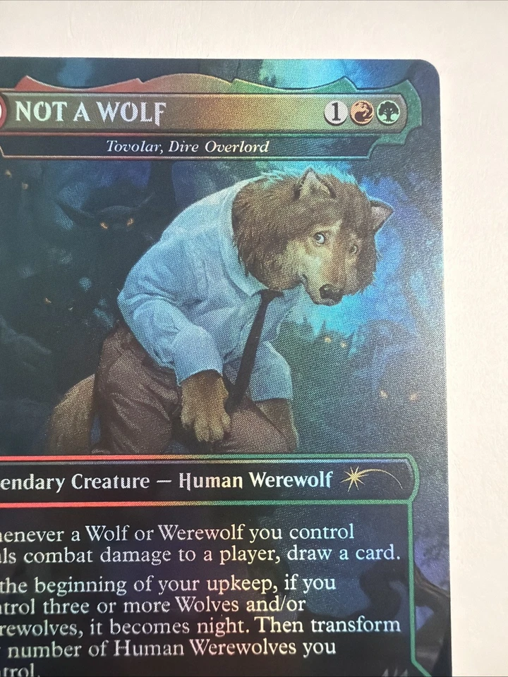 NOT A WOLF - Tovolar, Dire Overlord Secret Lair Drop Foil - Image 3 of 4