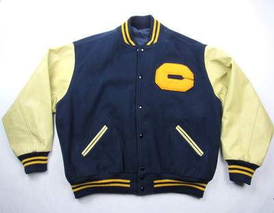 Vtg TM Athletics Varsity Letterman Jacket UC Cal Berkeley Sz 54 US Bears 3XL 4XL