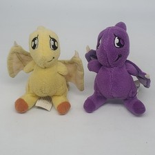 Neopets Yellow And Purple Shoyru McDonalds 2004 Plushie Vintage Good Condition