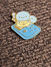 Pokemon, Squirtle On Gameboy, enamel Pin.