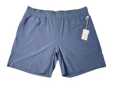 Free Fly NWT Men's Active Breeze Short 7  Inseam Blue Size 2XL Stretch New