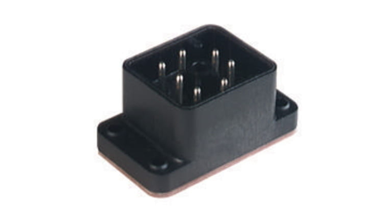 Panel Power Connector Male PCB Rear Assembly 7-pin 230 V AC / DC 10 A AC  /T2UK