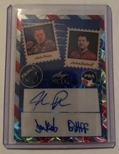 2024 Leaf Metal PBA #PP-9 Peters Butturff Pin Pals Silver Auto #rd 4/15 Card
