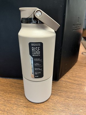 NEW BruMate Rise 35oz Leakproof Water Bottle metal straw Tan handle PHINA