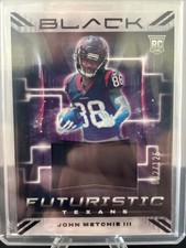 2022 Panini Black - Futuristic John Metchie III #FUT-JME  /125 (MEM, RC)