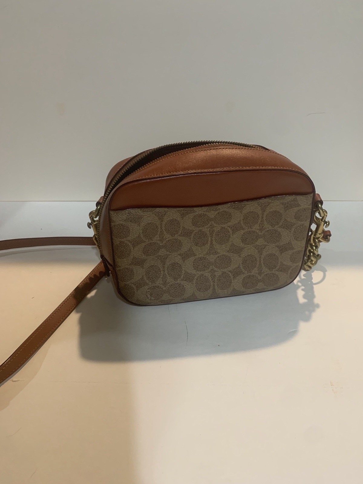 Coach Signature Canvas Camera Bag - Gem