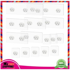 15 Pack Shower Caddy Adhesive Replacement Strong No Drilling Adhesive Hooks