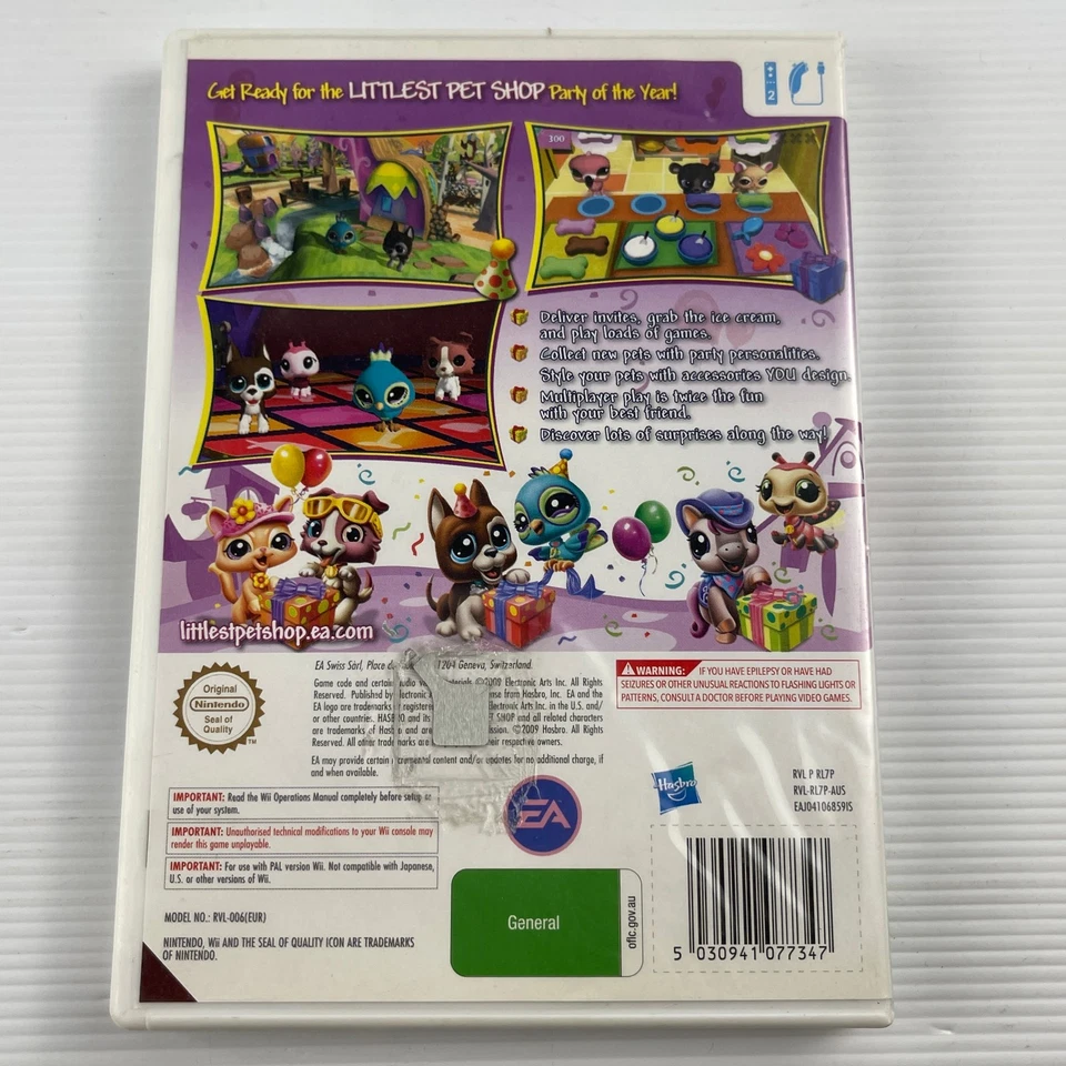 Littlest Pet Shop: Friends - Nintendo Wii Complete With Manual PAL - Image 2 of 4