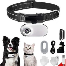 Wireless Pet Dog Cat Collar Camera Recorder Cam Video Monitor Mini Sports Camera