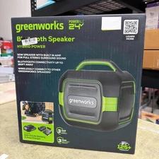 Greenworks POWERALL 24V Outdoor Bluetooth Portable Speaker with 2Ah Battery