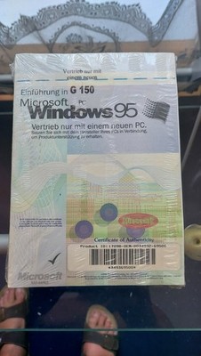 Microsoft Windows 95 OEM Software CD, Handbuch, Lizenzschlüssel