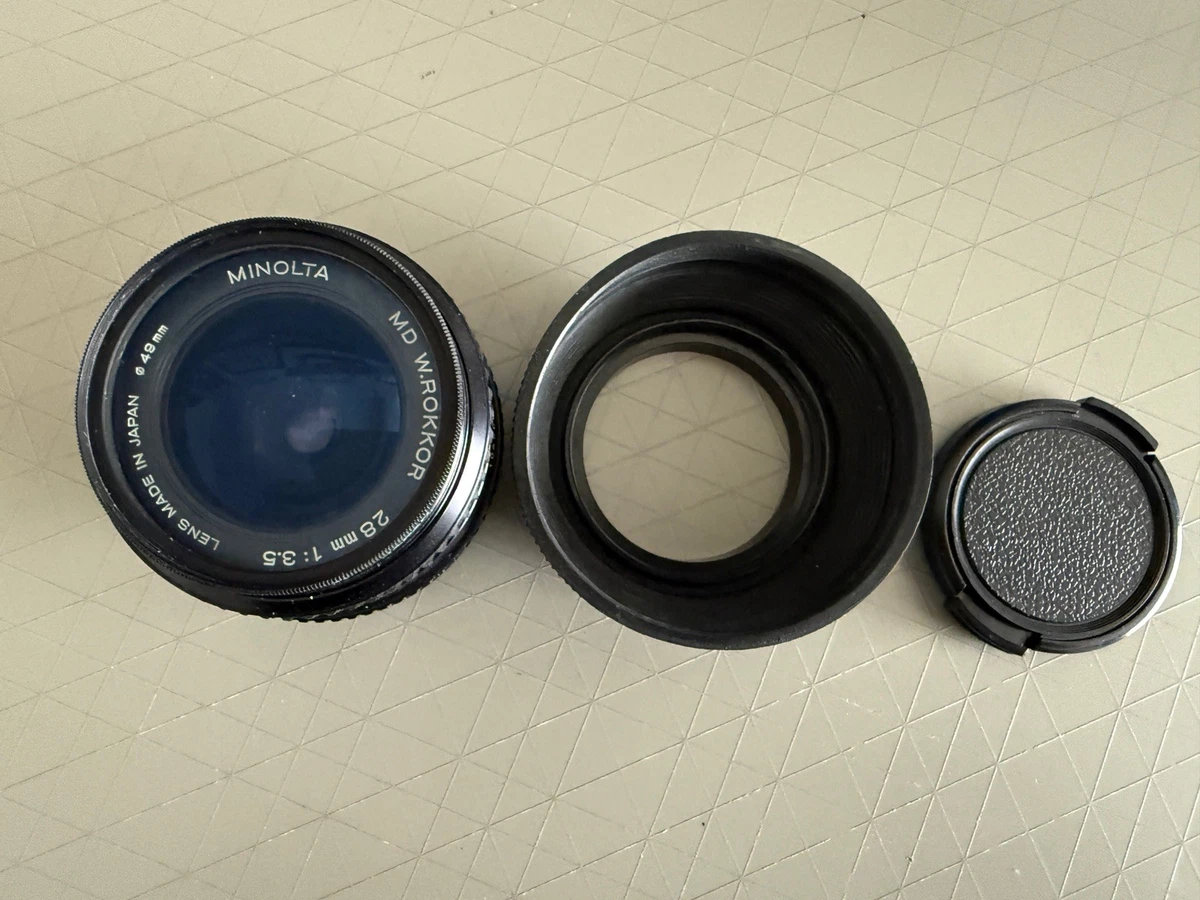 Minolta MD Wide Angle Camera Lens for sale | eBay UK
