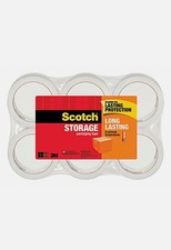 New Scotch 3M Storage Packing Tape 6 Rolls Heavy Duty Shipping Packaging Moving